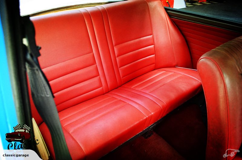 Riley Elf Mk III red leather interior