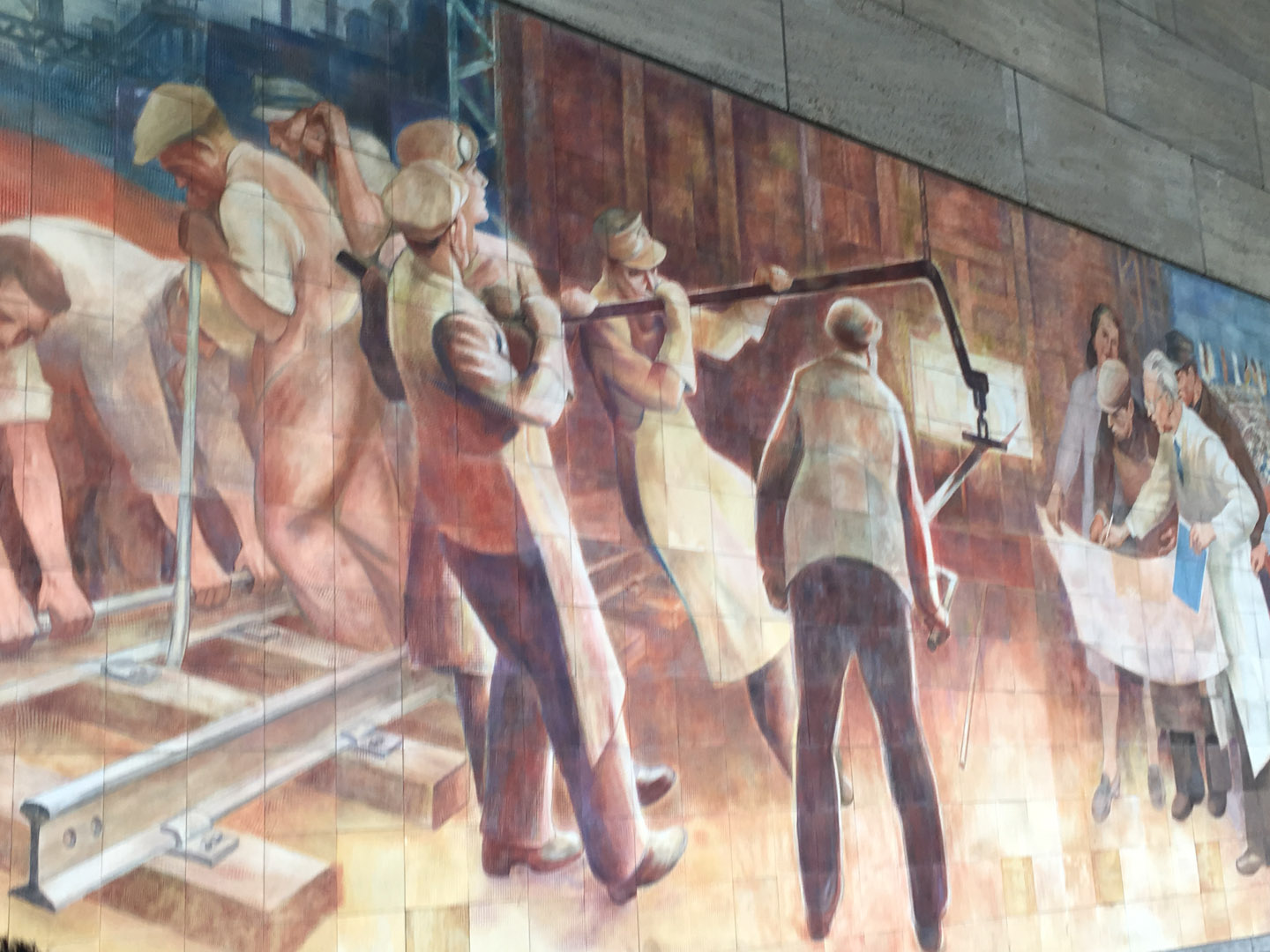 Max Lingner GDR era mural