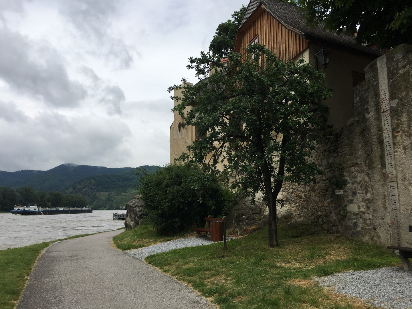 Durnstein on the banks of the Rhine