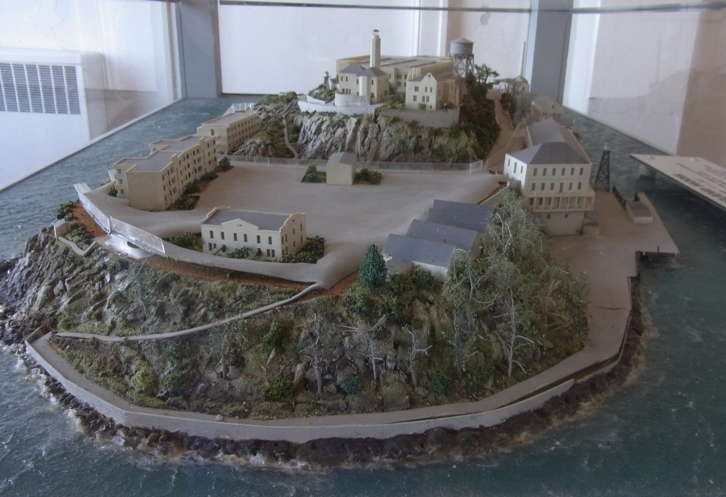 Scale Model of Alcatraz Island