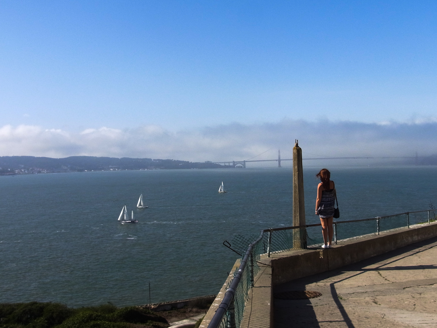 Looking back towards Golden Gate