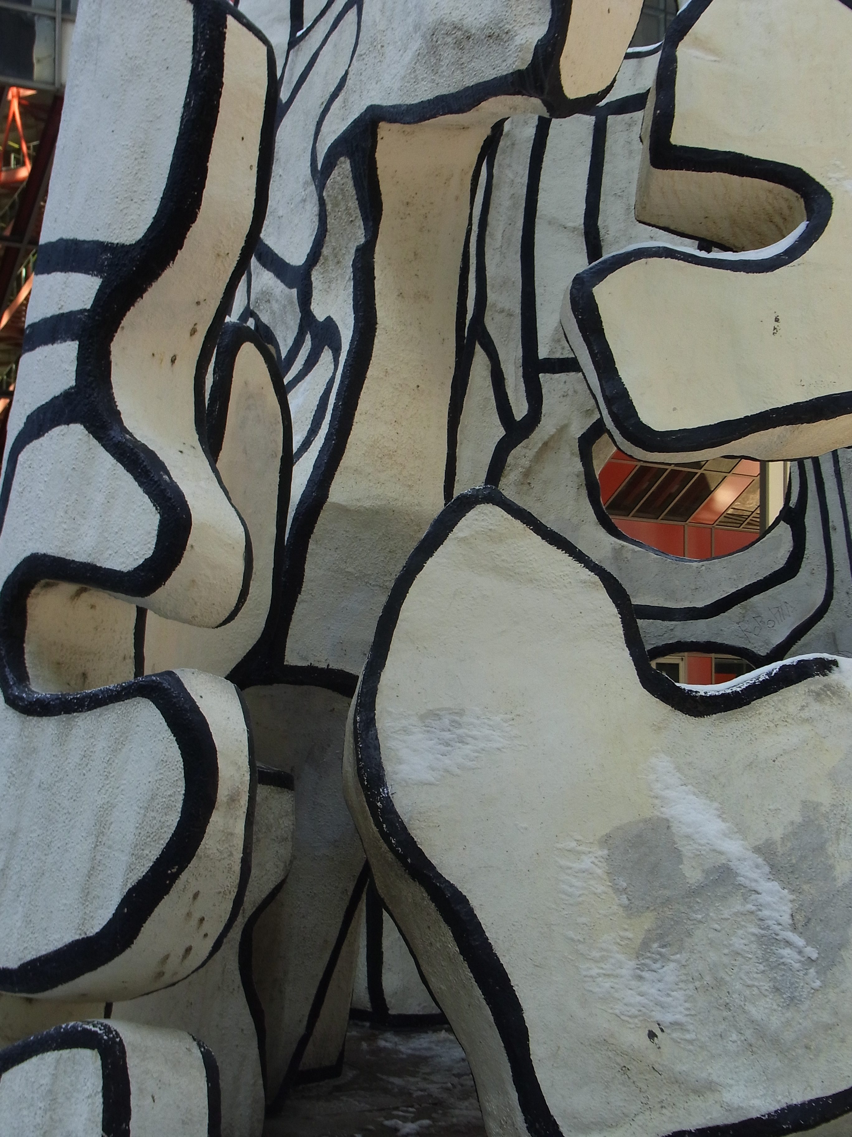 “Monument with Standing Beast,” a sculpture by Jean Dubuffet